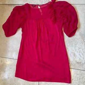 Hot pink summer dress. Size 2-4. Silk. Sexy and feminine